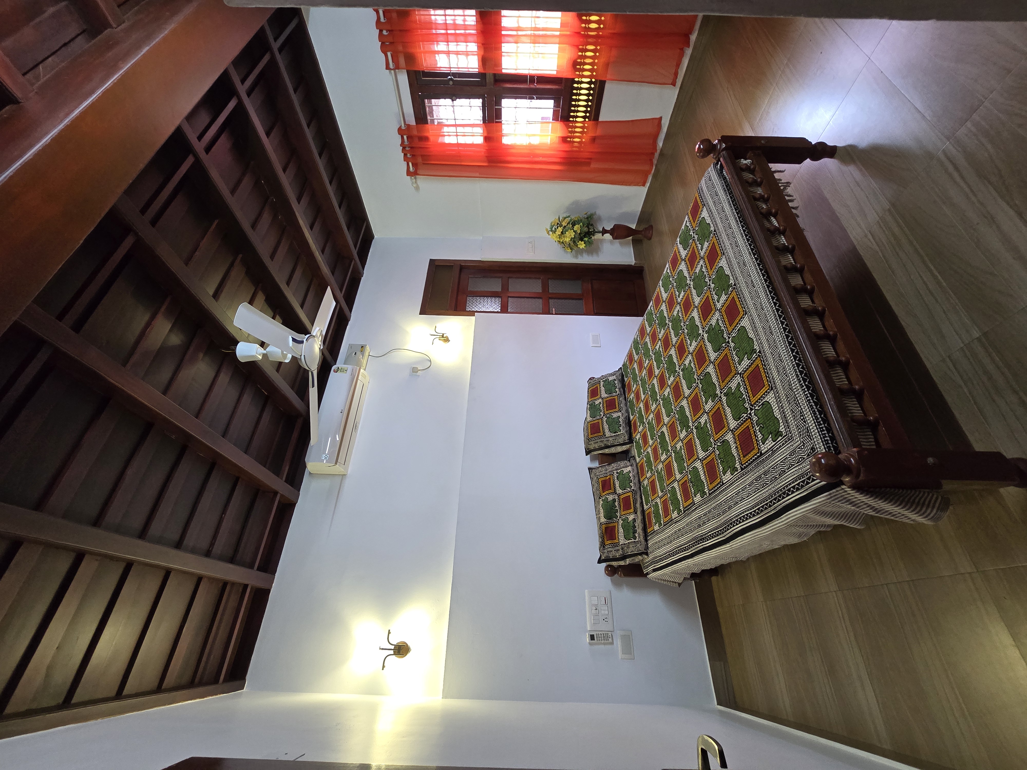 Bedroom at Sankara Stays villa